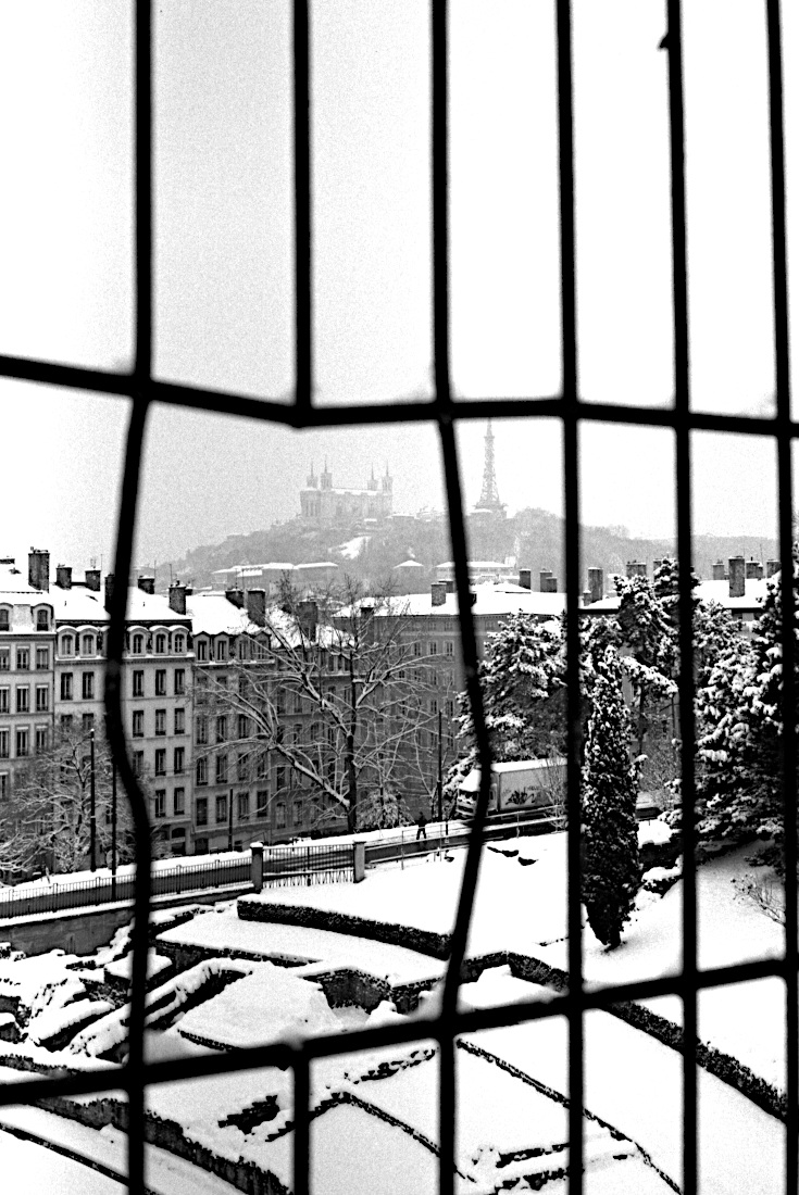 Lyon 1er sous la neige (janvier 2006)